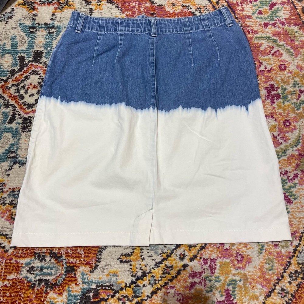 NWT URBAN OUTFITTERS Urban Renewal Eddie Bauer Blue Denim Skirt - Picture 7 of 8